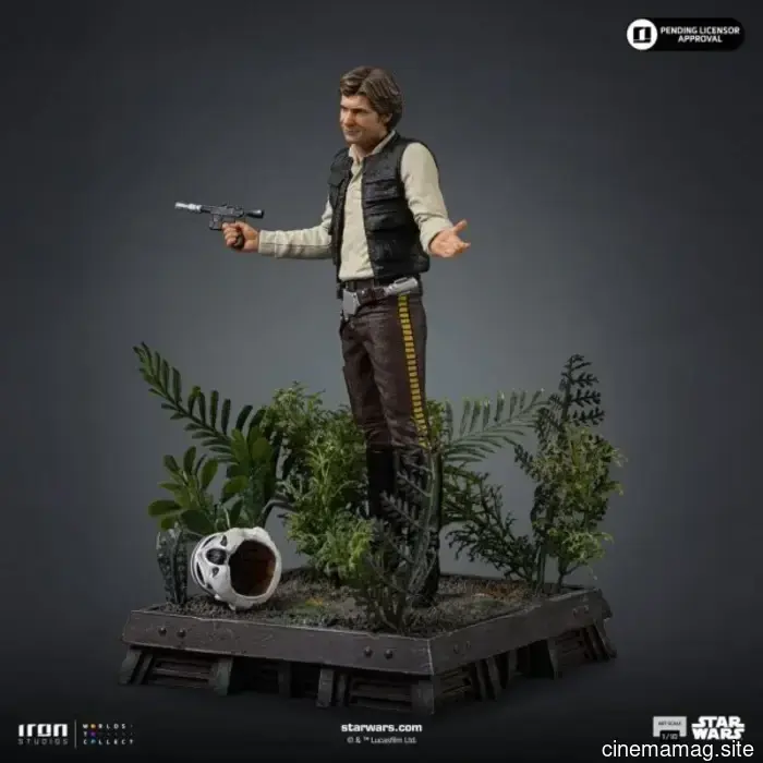 Iron Studios reveals a new collectible statue of Han Solo from Star Wars: Episode VI – Return of the Jedi.