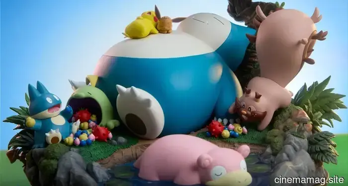 Sideshow reveals Pokémon Snorlax diorama collectible figure.