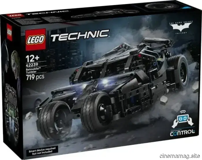 LEGO возвращается к Трилогии Темного Рыцаря с LEGO Technic Бэтмобилем Тумблером