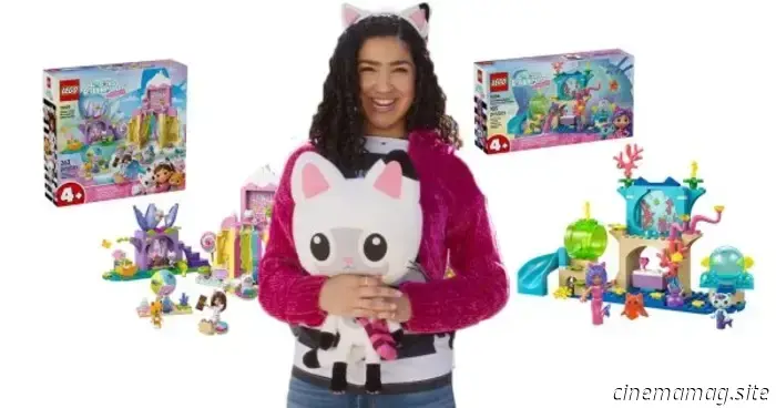 LEGO reveals sets that are tied to Gabby's Dollhouse: The Movie.