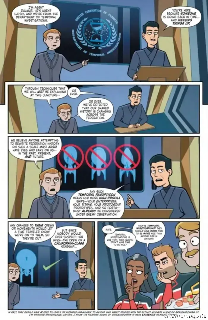 Star Trek: Lower Decks #5 - Avance del cómic