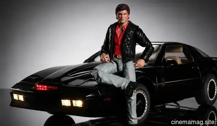 Ramen Toy and Factory Entertainment have revealed an action figure playset featuring Michael Knight and KITT from Knight Rider.