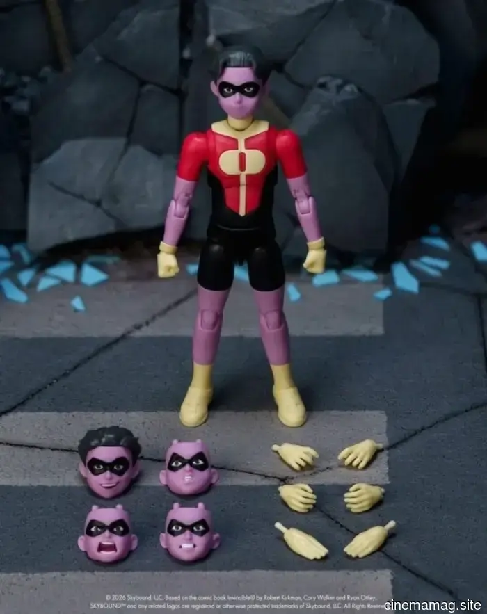 Jada Toys lancia la linea di action figure Invincible con Invincible, Conquest e Omni-Man.
