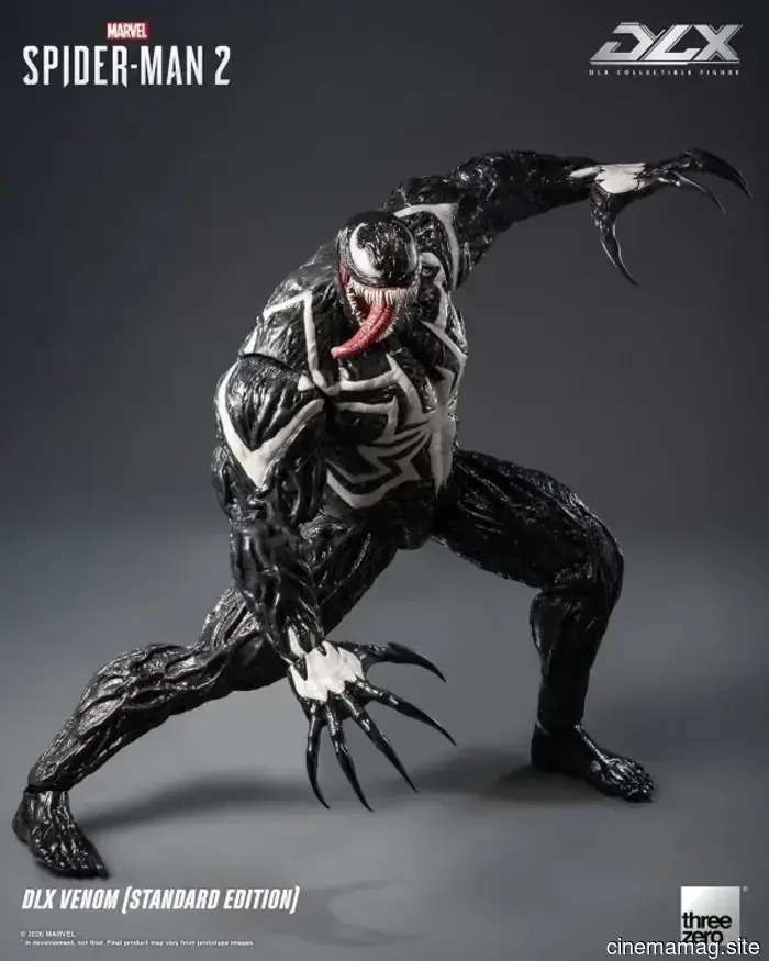 Venom recibe el tratamiento DLX de Threezero con la figura de Marvel's Spider-Man 2.