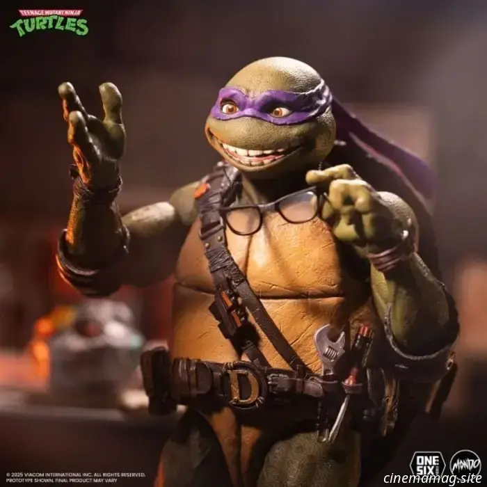 Donatello inaugura la nuova linea di action figure in scala 1/6 delle Tartarughe Ninja di Mondo.