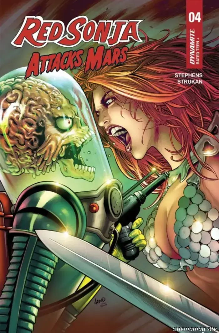 Get an exclusive first look at Red Sonja Attacks Mars #4 with an early preview.