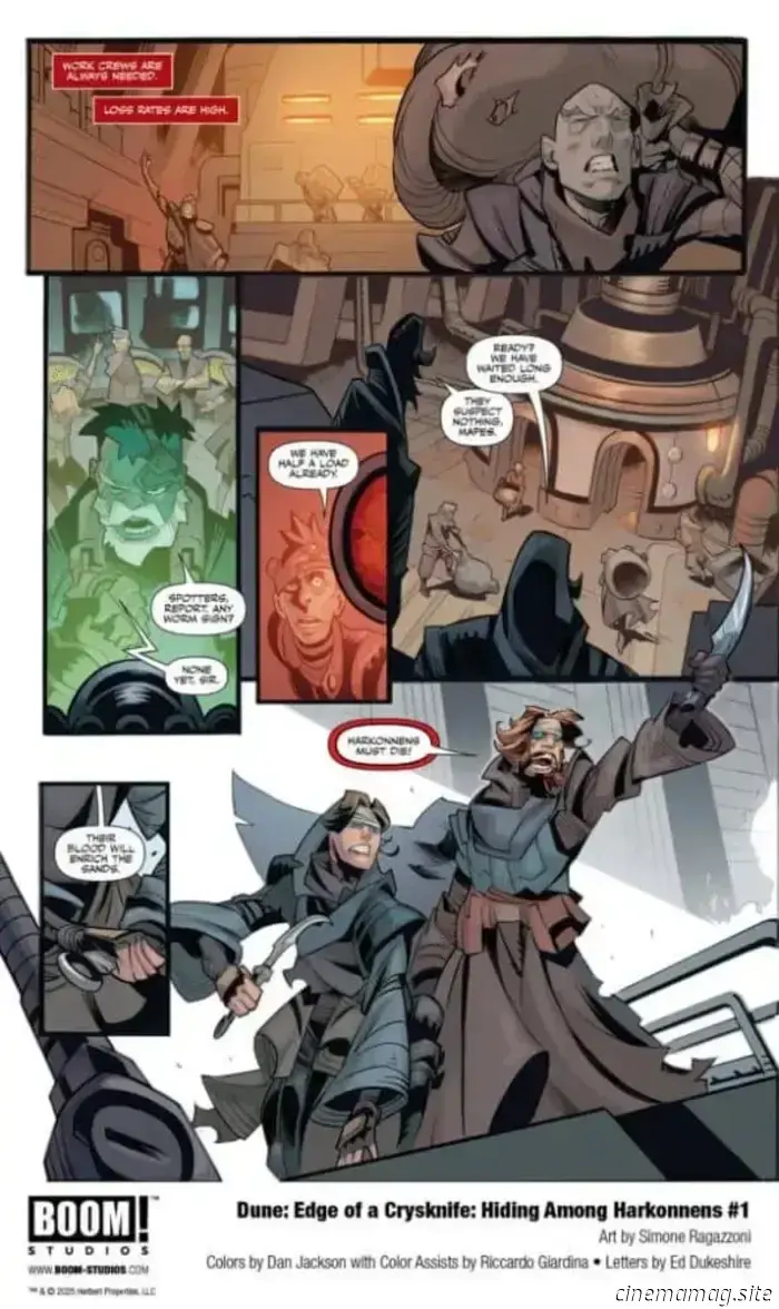 Dune: Al Limite di un Crysknife: Nascosti tra gli Harkonnen #1 - Anteprima del Fumetto