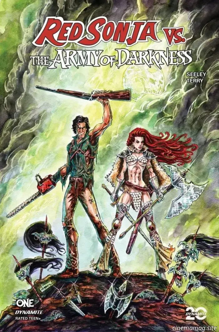 Take an exclusive look at Red Sonja vs. The Army of Darkness #1.