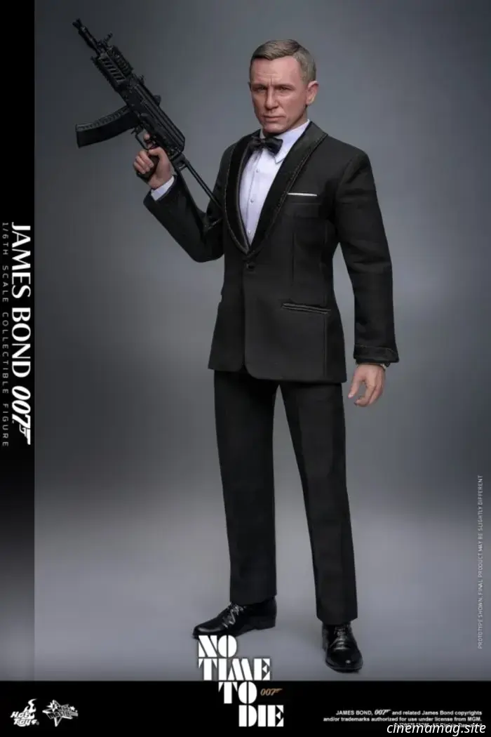 James Bond is now available in a sixth scale figure by Hot Toys, featuring the character from No Time To Die.