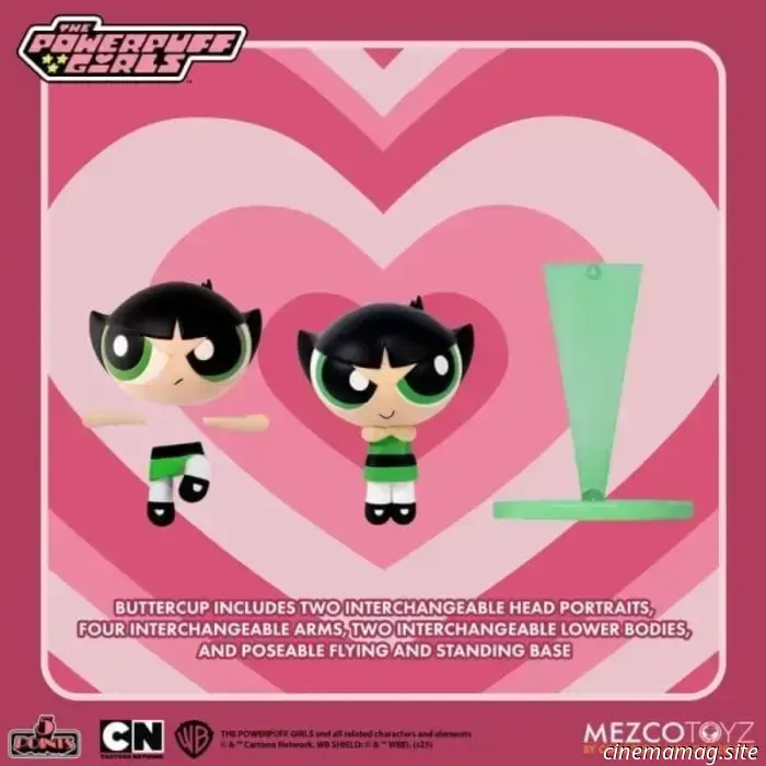The Powerpuff Girls are being added to Mezco Toyz' 5 Points action figure series.