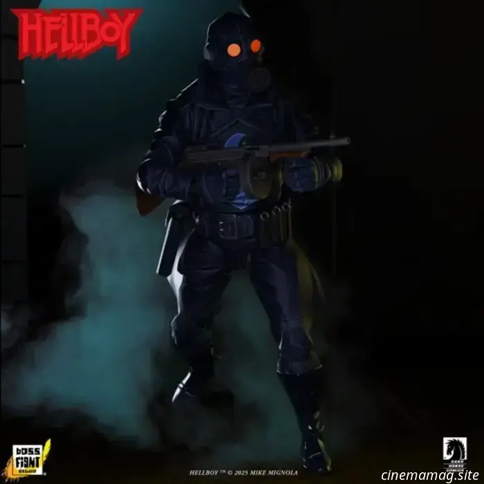 Boss Fight Studio unveils a new line of action figures featuring Hellboy, Lobster Johnson, and Gruagach.