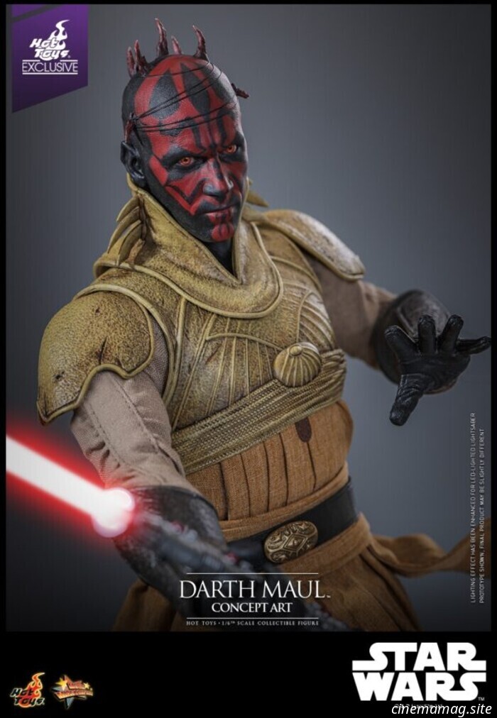 Star Wars Darth Maul (Concept Art) sesta scala figura svelato da Hot Toys