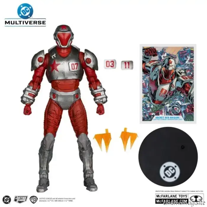 Superman, Wally West, Ice e la Brigata Rocket Red: le figure DC Multiverse svelate da McFarlane