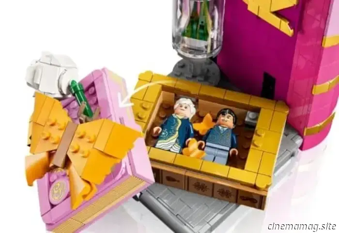 LEGO Wicked Glinda & Elphaba Bookends set will be released in September.