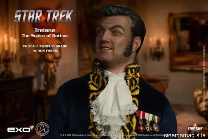 Trelane si unisce alla collezione di action figure in scala sei di Star Trek di EXO-6