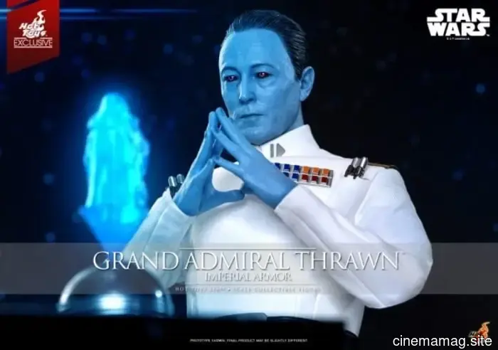 L'Grand Admiral Thrawn indossa un'armatura imperiale per l'ultima figura in scala sesta di Star Wars di Hot Toys.