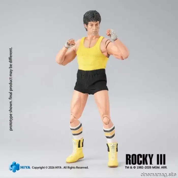 Hiya Toys annuncia la figura d'azione Rocky III Exquisite Super Series