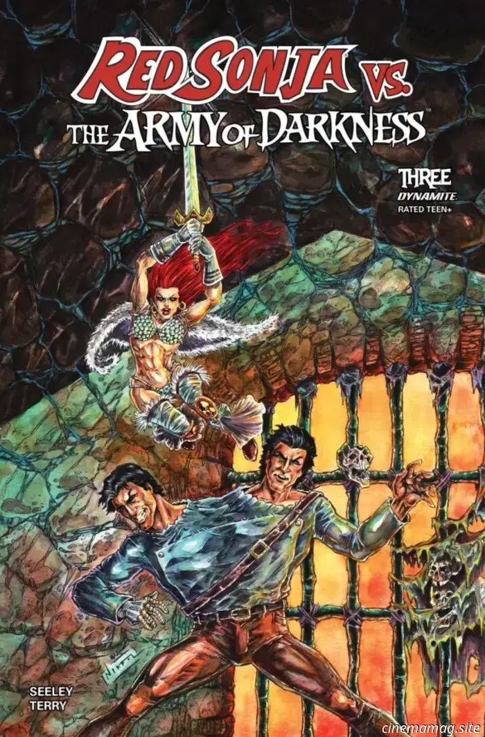 Take a first look at Red Sonja vs. The Army of Darkness #3 with an early sneak peek preview.