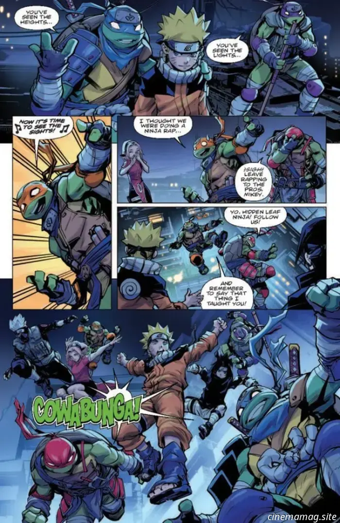 Teenage Mutant Ninja Turtles x Naruto #3 - Comic Book Sneak Peek