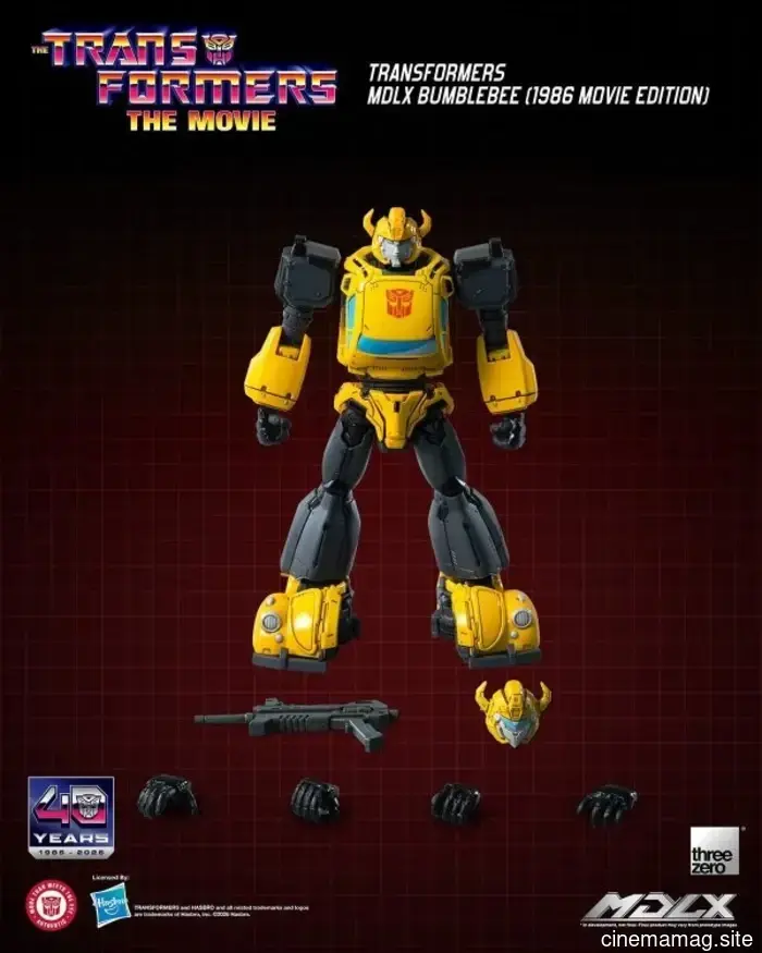I Transformers: Il Film 40° anniversario figure MDLX di Optimus Prime, Bumblebee e Megatron rivelate da Threezero