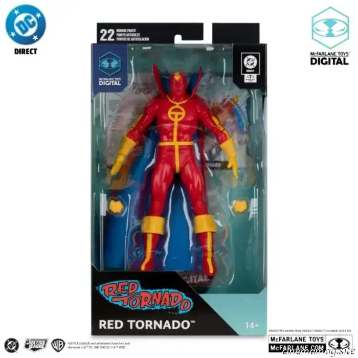 McFarlane Toys reveals new DC Direct figures of Batgirl, Blackfire, Man-Bat, and Red Tornado.