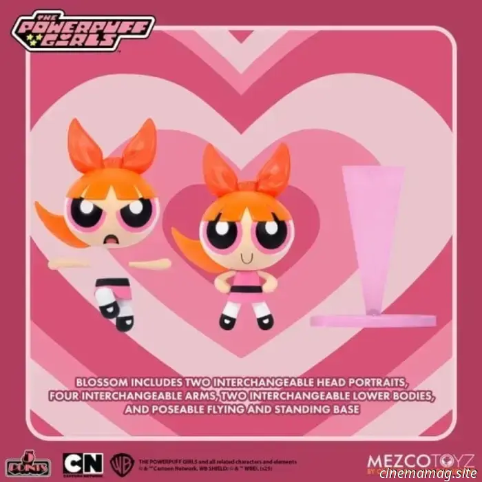 The Powerpuff Girls are being added to Mezco Toyz' 5 Points action figure series.