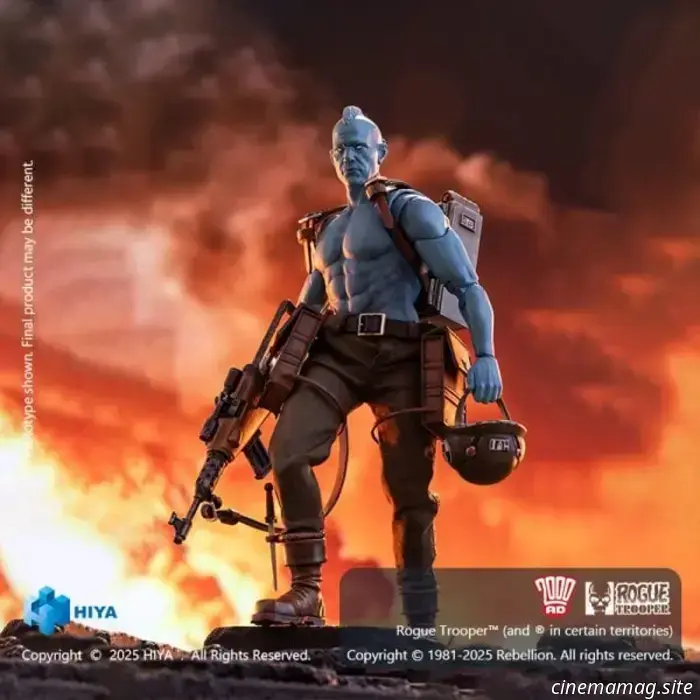 Hiya Toys aggiunge Rogue Trooper alla sua linea di action figure Exquisite Super Series.