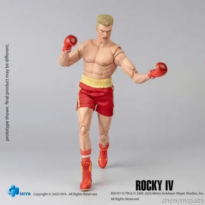 Ivan Drago si unisce alla linea di action figure Rocky Exquisite Super Series di Hiya Toys.
