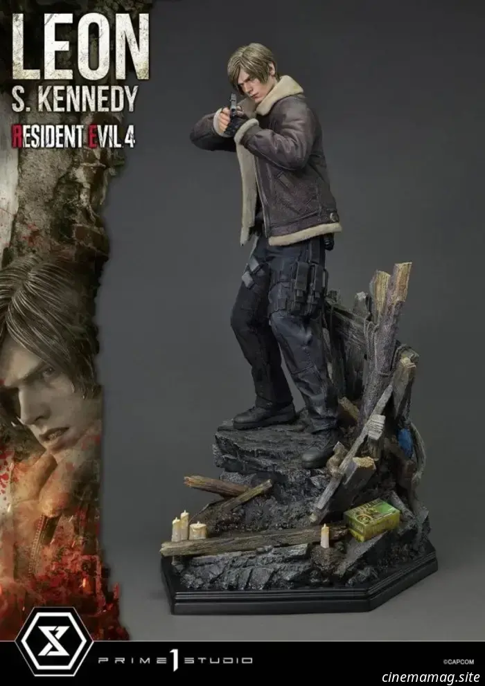 Prime 1 Studio presenta la estatua coleccionable a escala de un cuarto de Leon S. Kennedy de Resident Evil 4