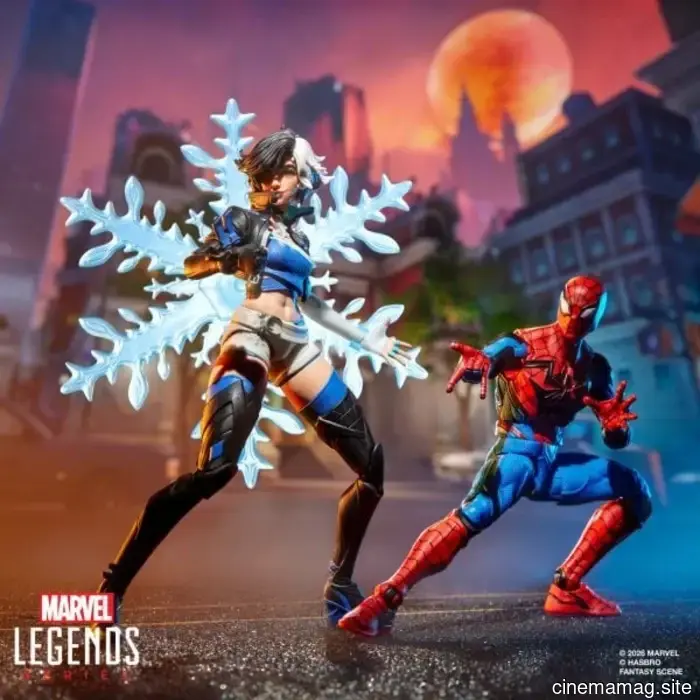 Hasbro brings the Marvel Legends Series to life with Moon Knight, Jeff the Land Shark, Venom, Spider-Man, and Luna Snow from Marvel Rivals.