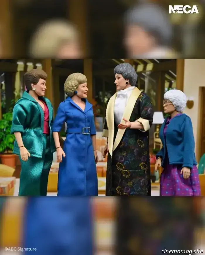 NECA celebra el 40.º aniversario de The Golden Girls con un pack de cuatro figuras de acción