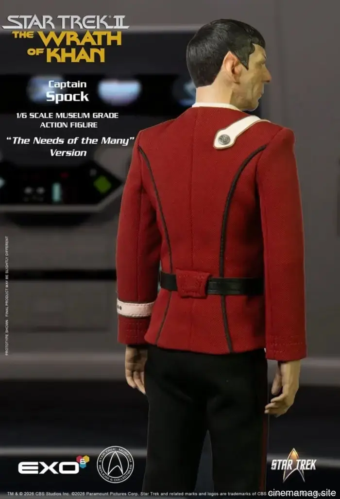 EXO-6 has revealed the 'Needs of Many' figure of Captain Spock from Star Trek II: The Wrath of Khan.