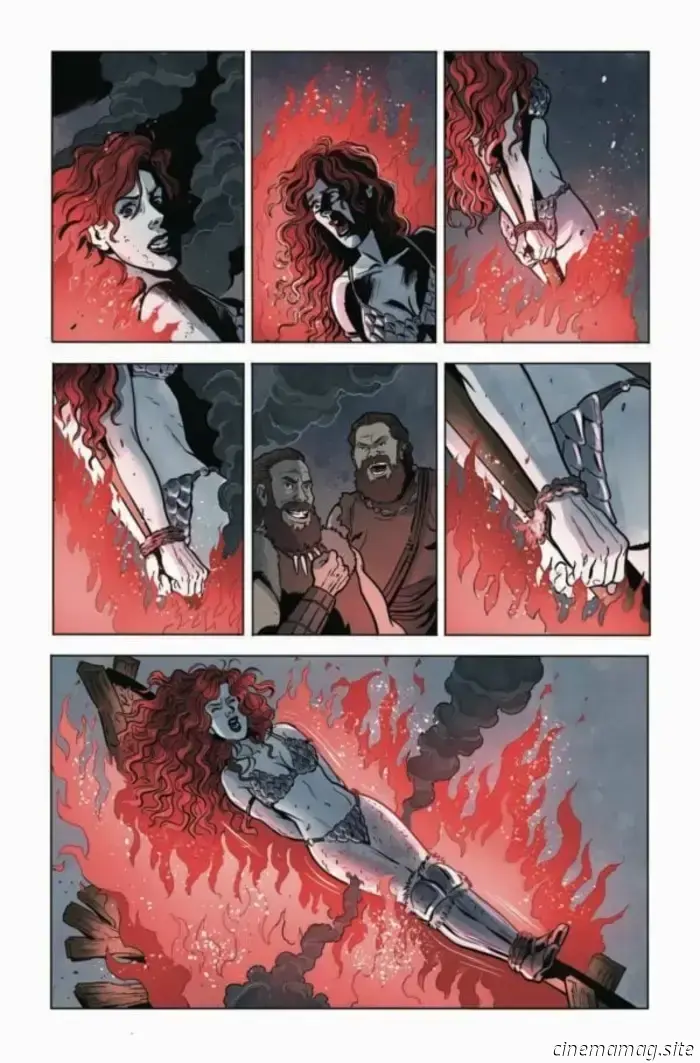 Take an initial look at the Red Sonja New Year’s Special 2025.