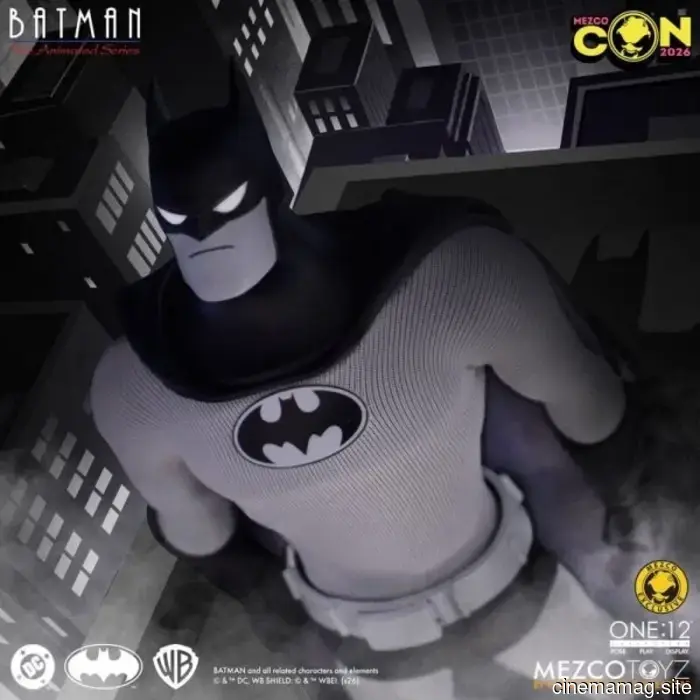 Mezco Toyz has revealed the Batman: The Animated Series Noir Edition One:12 Collective figure.
