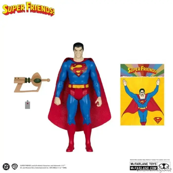 La linea di action figure retrò DC Super Friends di McFarlane aggiunge Bizarro Batman, Brainiac, i Wonder Twins e altro
