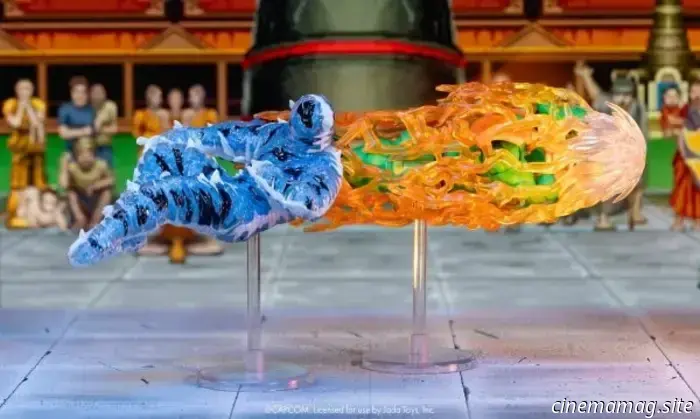 Jada Toys is set to bring their Ultra Street Fighter II Player 2 figures of M. Bison and Dhalsim to Comic-Con.