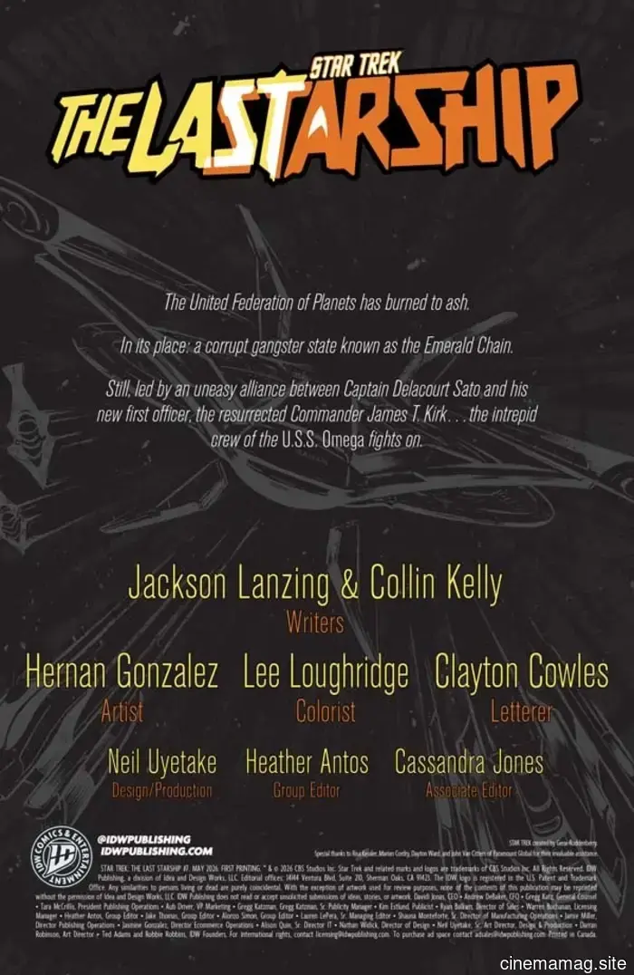 Comic Book Teaser – Star Trek: The Last Starship #7