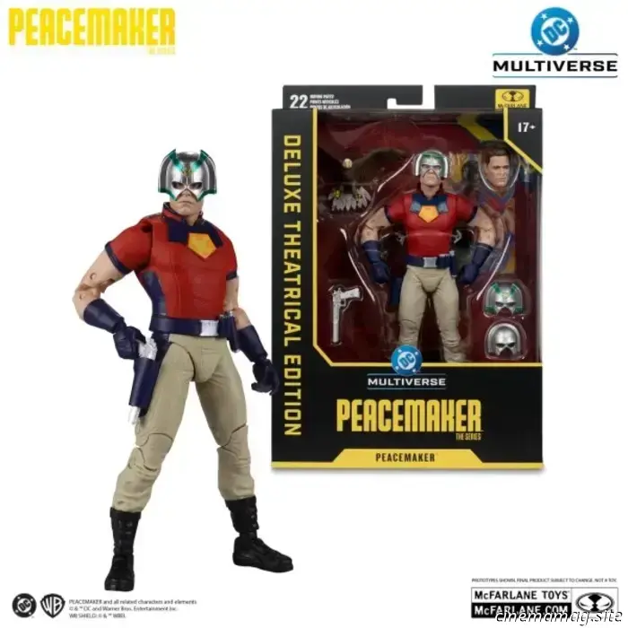 Делюкс-издание Peacemaker для кинотеатральной версии DC Multiverse официально анонсировано компанией McFarlane Toys