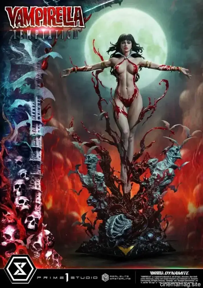 Estatua Vampirella “Tentación” de la línea Real Elite Masterline desatada por Prime 1 Studio