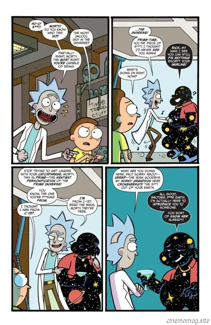 Rick e Morty contro l'Universo n. 1 - Anteprima del fumetto
