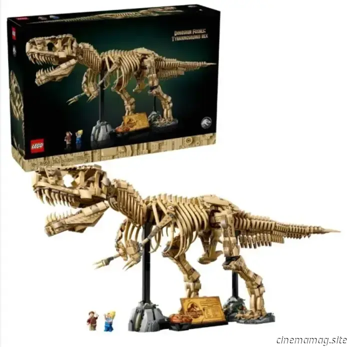 LEGO Jurassic World has unveiled the Tyrannosaurus rex dinosaur fossils set.