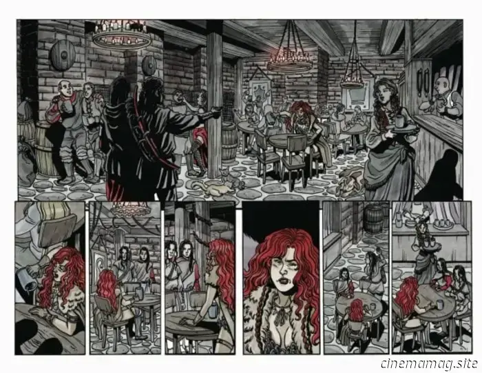 Take an initial look at the Red Sonja New Year’s Special 2025.