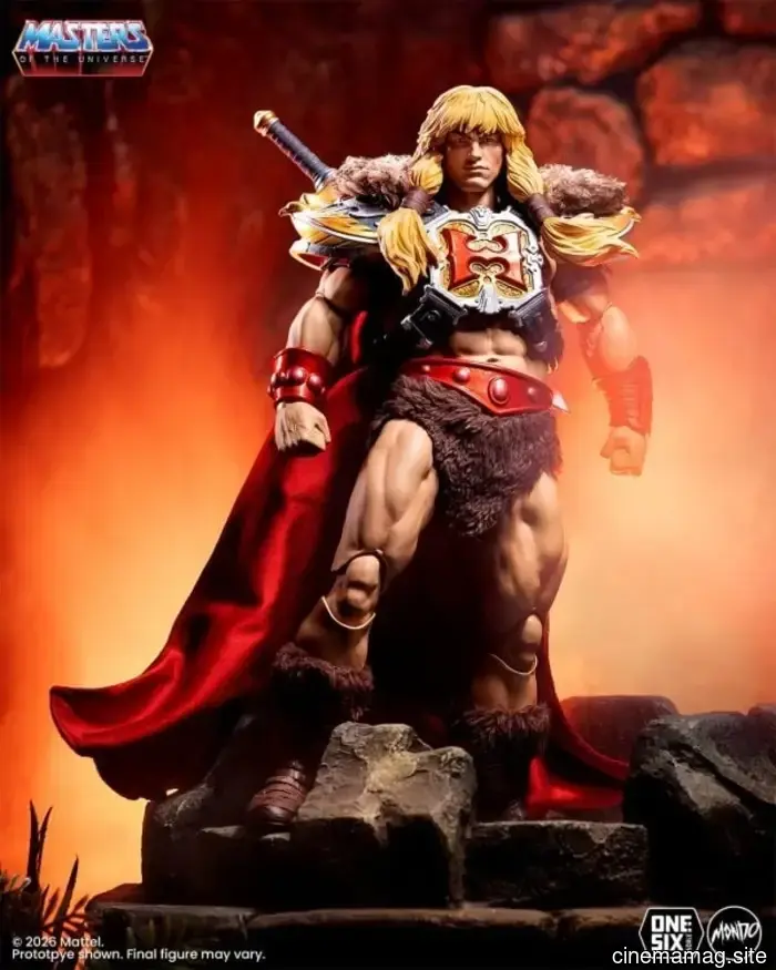 Mondo presenta a He-Man 2.0 en su colección de figuras de sexta escala de Masters of the Universe.