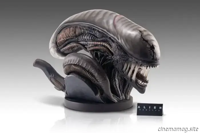 Busto de tamaño natural de edición limitada de Alien: Romulus Scorched Xenomorph presentado por Hollywood Collectibles