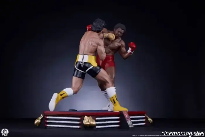 PCS' Rocky III collectible diorama features a showdown between Rocky and Apollo in their personal rematch.
