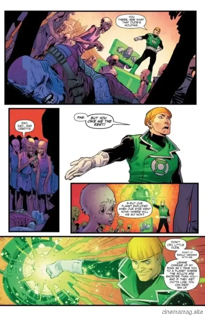 Vista previa del cómic – Cuentos del Cuerpo de Linternas Verdes: Guy Gardner #1