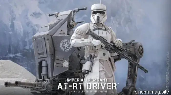 Hot Toys has revealed a sixth scale vehicle and figure set featuring the Imperial Remnant AT-RT and Driver from Star Wars: The Mandalorian, along with Grogu.