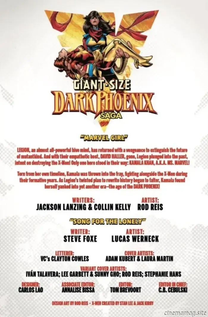 Anteprima del fumetto-Dimensione gigante Dark Phoenix Saga #1