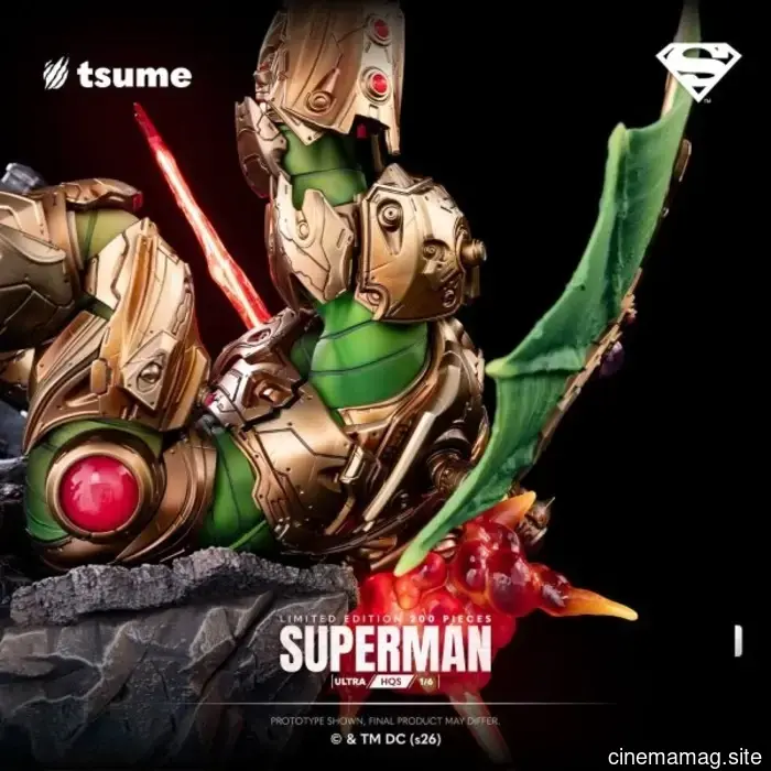 Tsume Art presenta la estatua coleccionable Ultra HQS de Superman inspirada en Jim Lee.