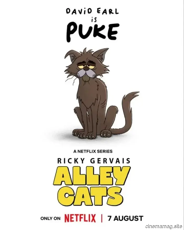 Incontra i felini con la bocca sporca di Alley Cats, l'animazione di Ricky Gervais, con trailer e manifesti.